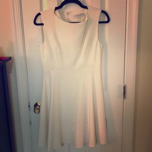 Structured white dress